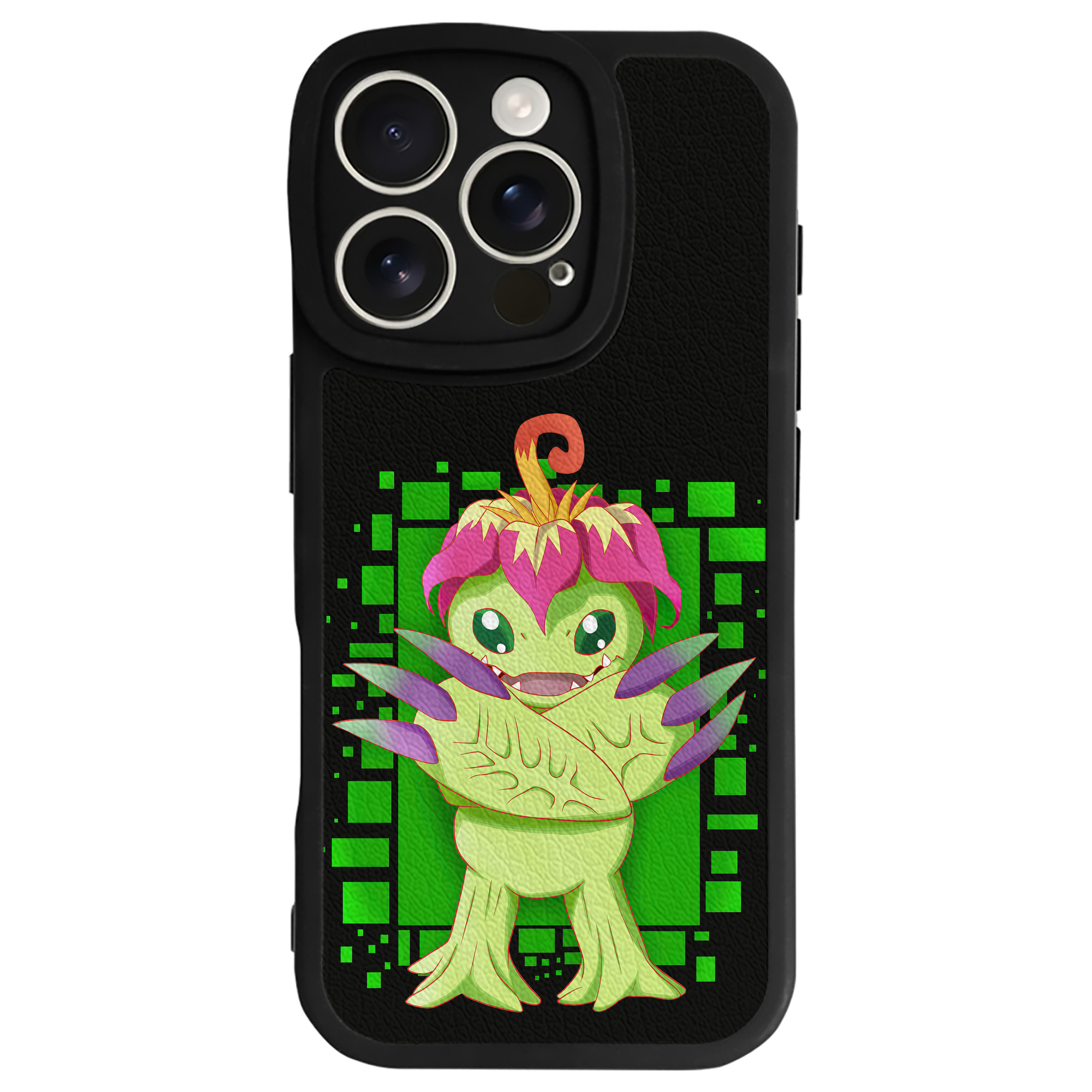 （画像用） Digimon デジタルモンスター/デジモン 【iPhone 16シリーズ対応】シリコンスマホケース（レザー調） 材質：シリコン
